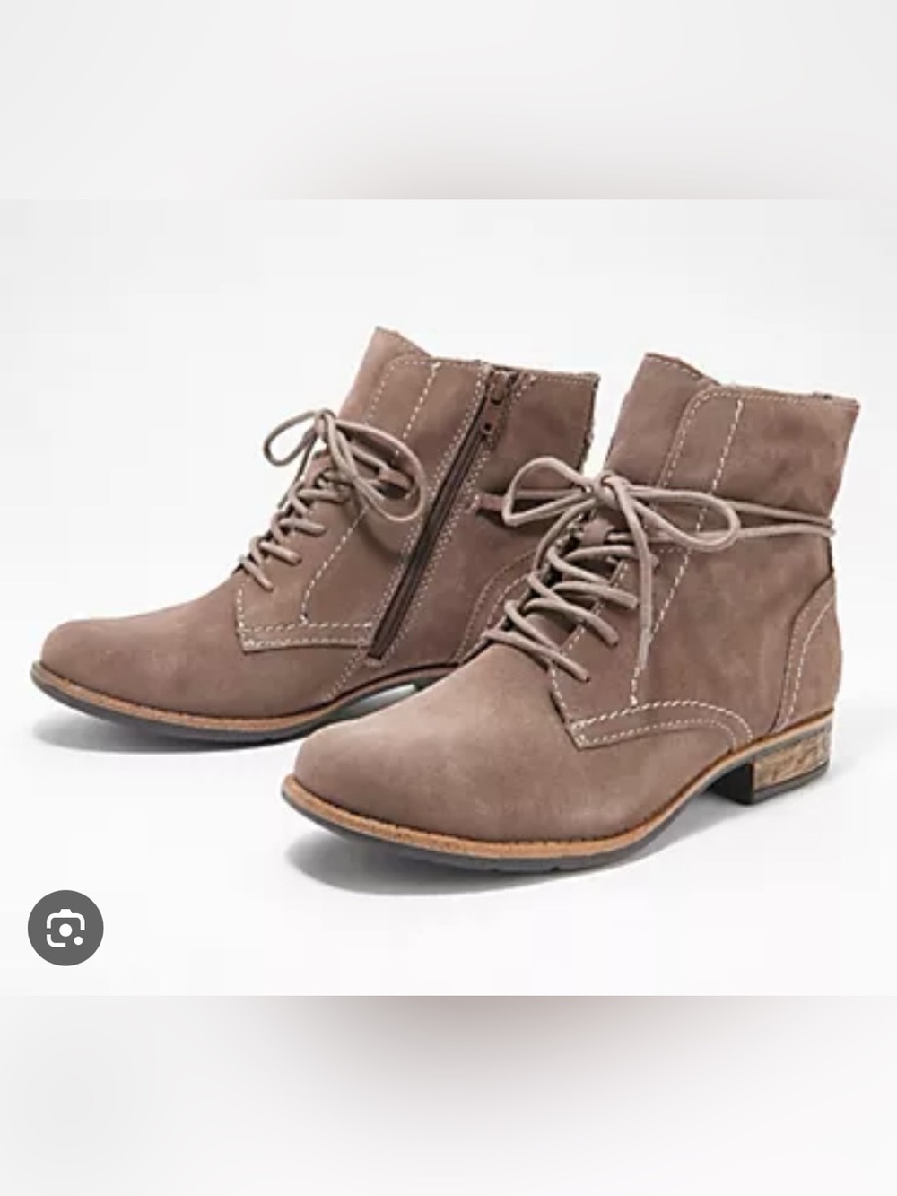 Earth Origins Adara Suede Lace Up Ankle Boots